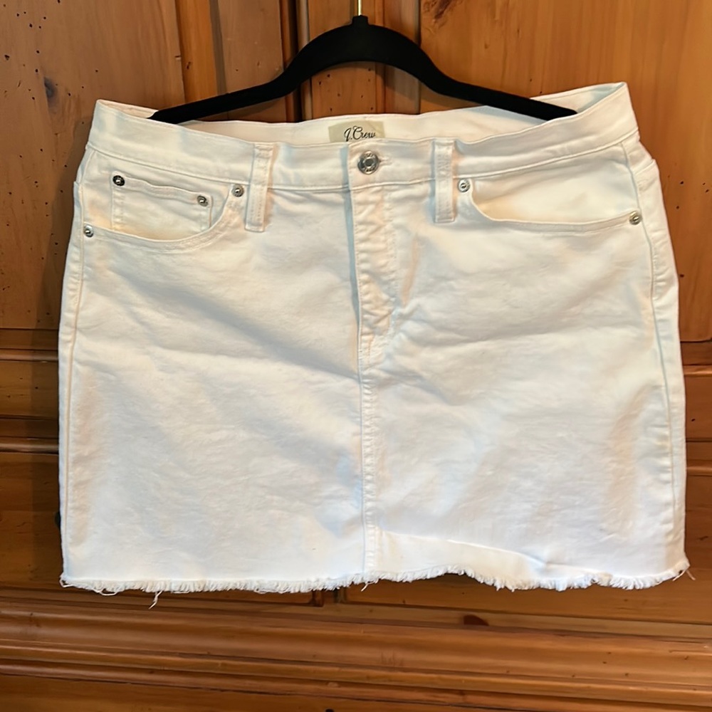 J Crew Denim Jean Skirt Sz 30